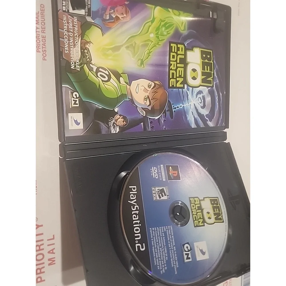 Ben 10: Alien Force (Sony PlayStation 2 2008) CIB Complete with Manual‎